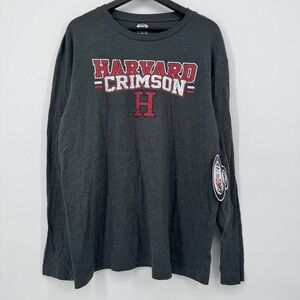 NEW Harvard Crimson XL Concepts Sport Long Sleeve T Shirt Mens NCAA College NWT